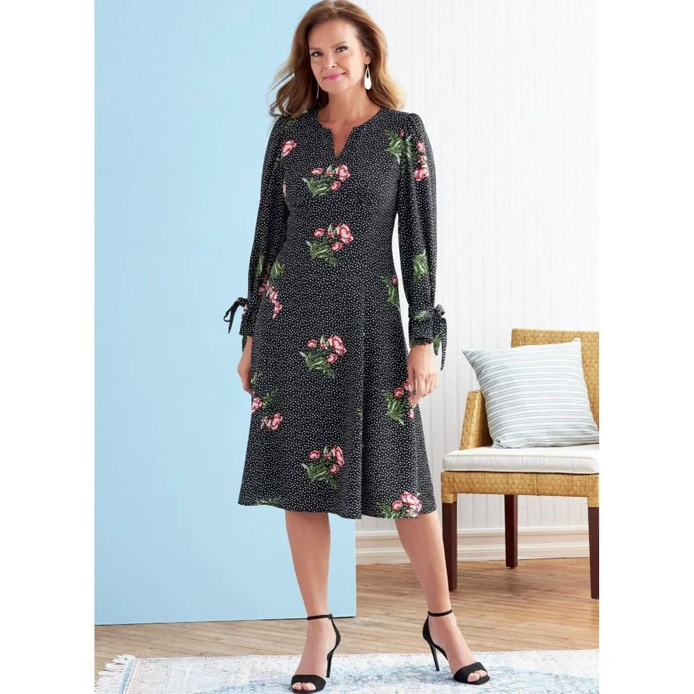 Butterick B6805 Womens Dress‎ Sewing Pattern Sizes 16-24 A-Line  Design